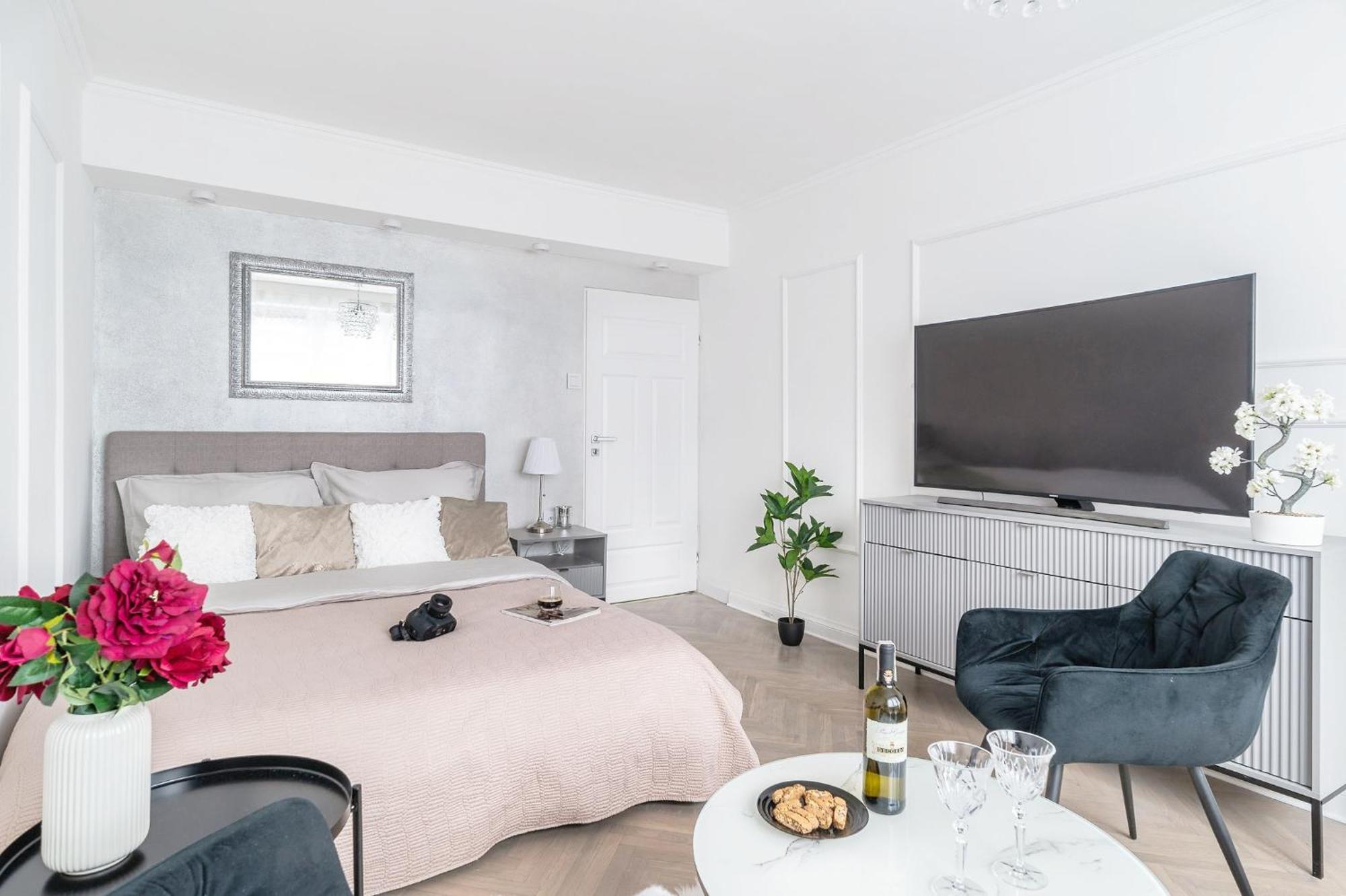 Ferienwohnung Gold Premium 2 Warschau Exterior foto