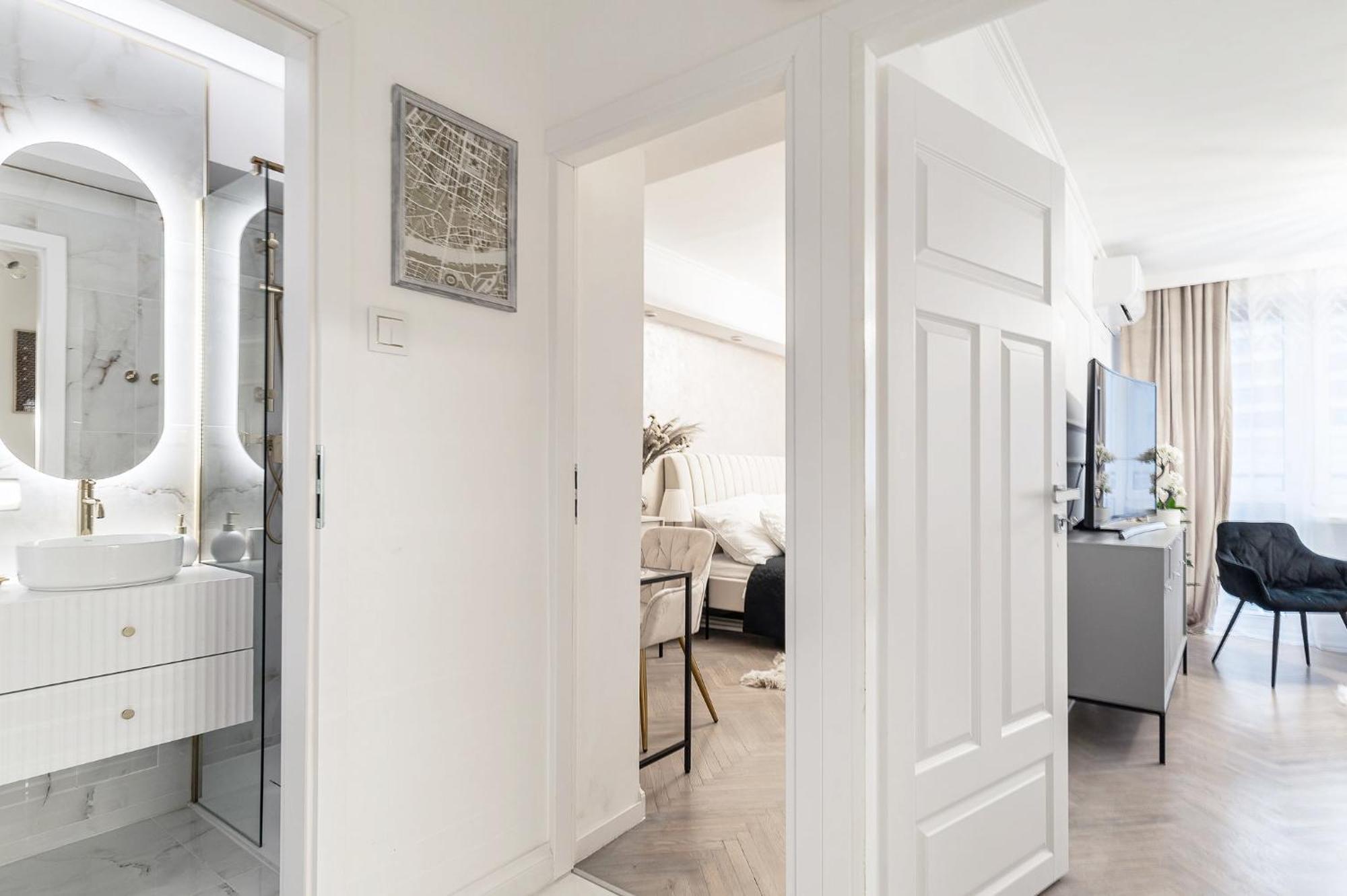 Ferienwohnung Gold Premium 2 Warschau Exterior foto