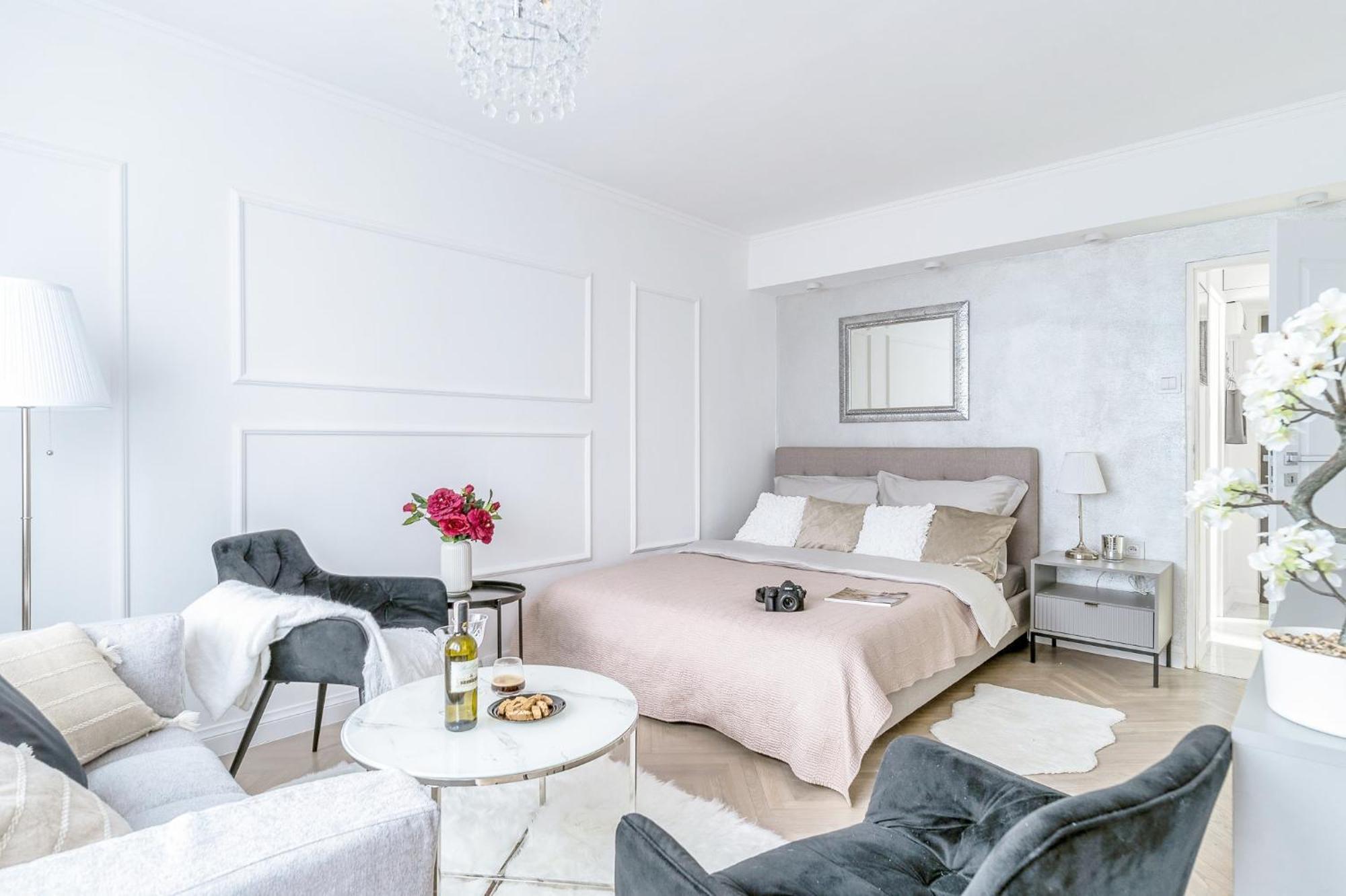 Ferienwohnung Gold Premium 2 Warschau Exterior foto